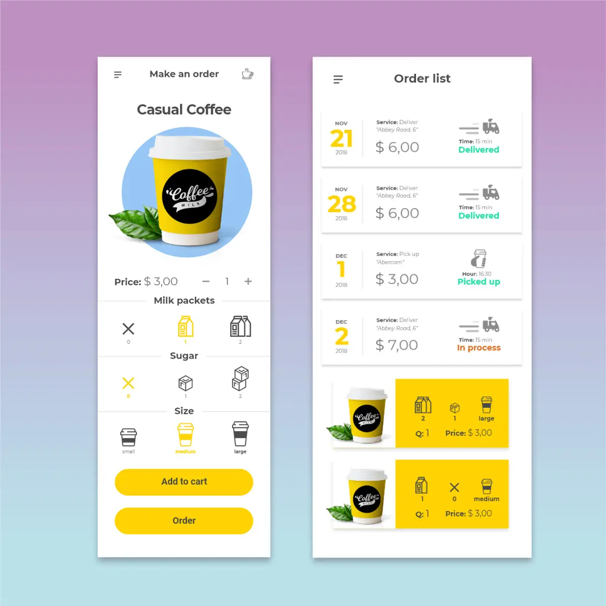 Casual Coffee App
